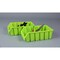 Basicwise Storage Bin, Plastic, Green, 3 in H, 4.5 in W, 8 in L, 6 PK QI003255G.3 - alternate 3
